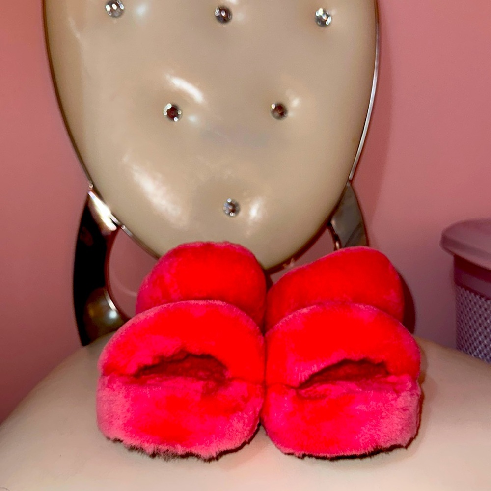 Pink Oh Yeah Ugg Slide Sandals